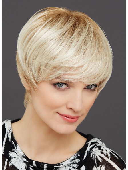 Blonde Adorably Asymmetrical Cut Wig