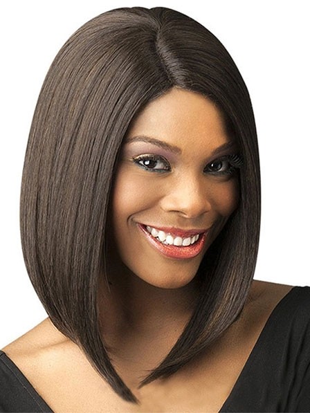 Straight Synthetic Brown Wigs Ready TO Ship