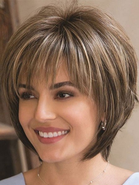 Popular Pixie Cut Straight Synthetic Wigs Average Size