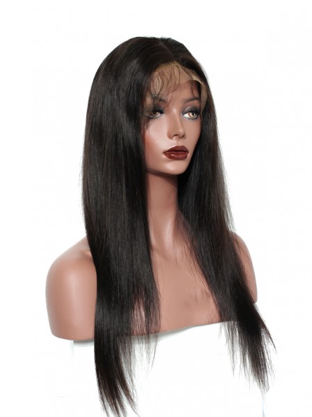 Silky Straight Lace Front Human Hair Wig
