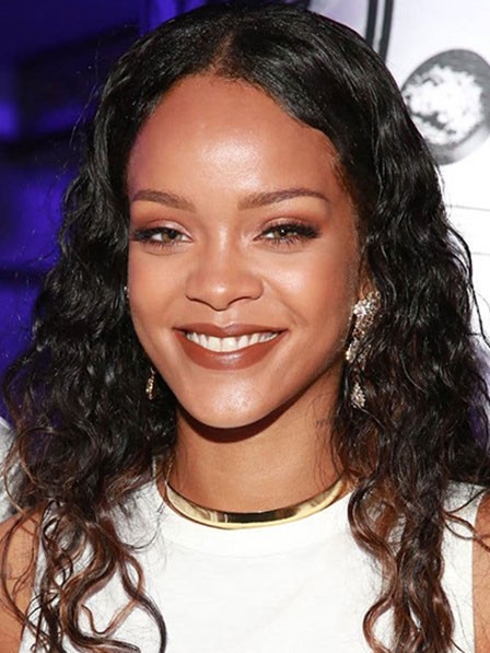 Rihanna Lace Front Curly Celebrity Wigs