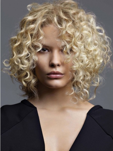 Best Blonde Trendy Curly Synthetic Capless Wig