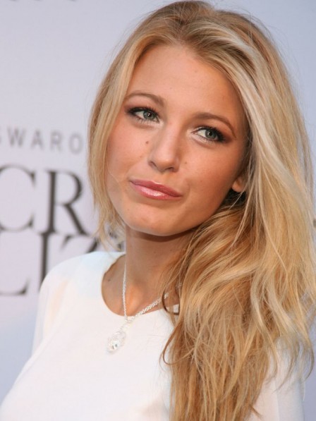 Blake Lively Long Lace Front Blonde Remy Human Hair Wig