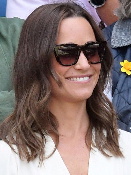 Good Quaity Pippa Middleton Long Human Hair Wigs With Full Lace Wigs