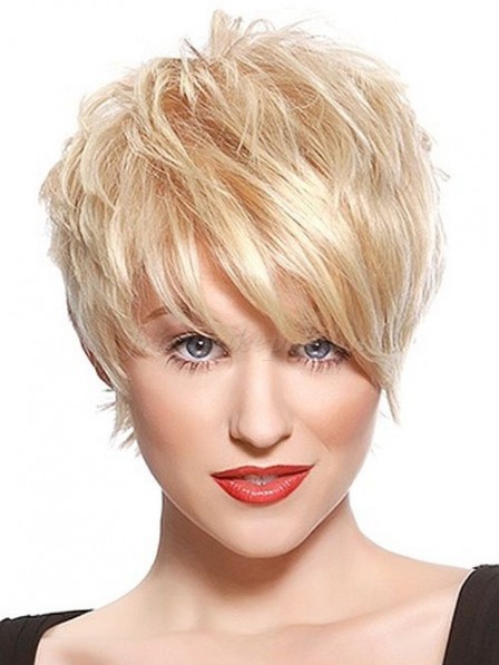 Hot Sale Lace Front Mono Top Synthetic Celebrity Blonde Wigs