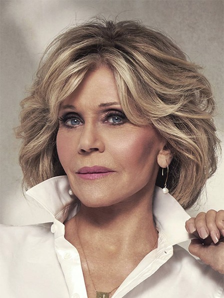 Jane Fonda Full Lace Synthetic Wigs for Sale