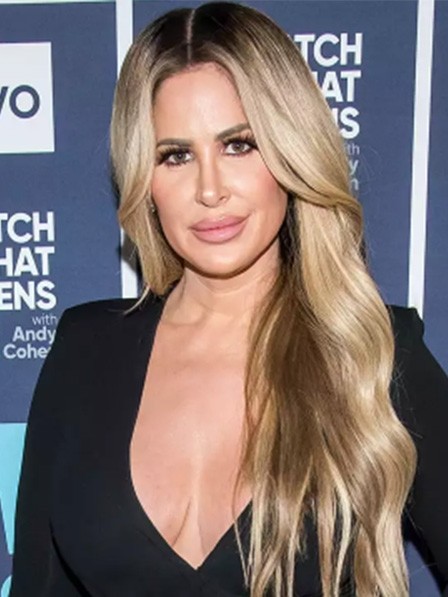 Amazing Natural Look Full Lace Wavy Kim Zolciak Real Hair Wigs