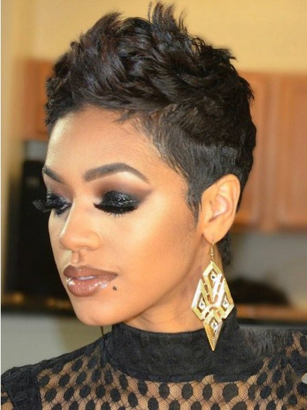 Modern Pixie Wig Hairstyle For Black Women