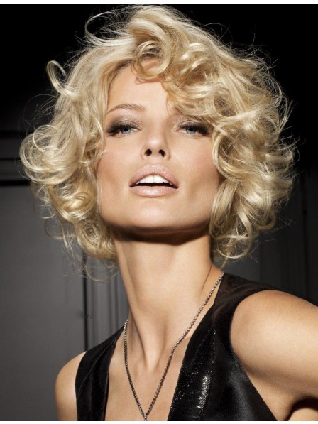 Lace Front Wavy Wig Synthetic Short Wigs