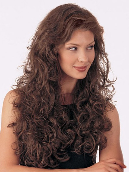 26" Wavy Auburn Human Hair 1/2 Wigs Hair Pieces
