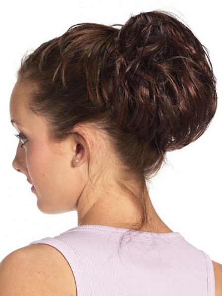 5" Auburn Heat Friendly Synthetic Hair Claw Clip Hair Wraps
