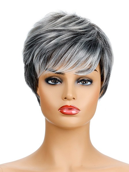 Salt and Pepper Wigs for Old Women