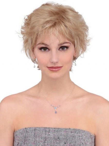Short Layered Flip Women Quality Synthetic Wig