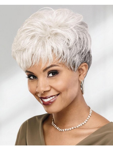 Stylish Pixie Wig With Short Richly Feather-Textured Layers