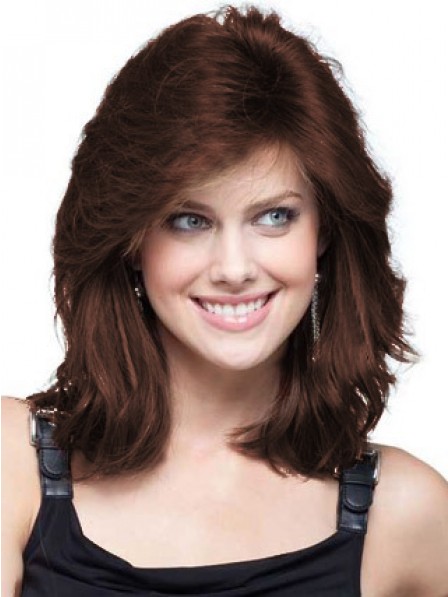 Shoulder Length Lace Front Human Hair Wig 