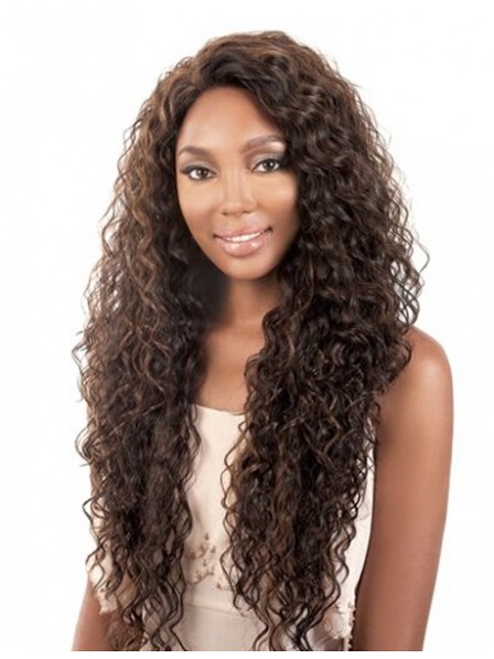 Lace Front Long Curly Synthetic Wig