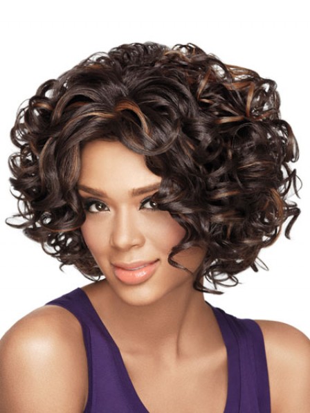 Synthetic Short Curly Women Wig