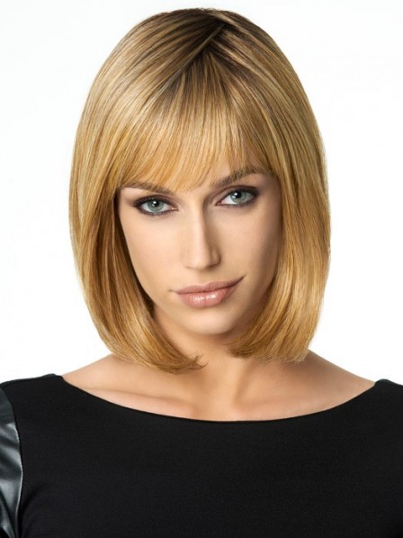 Synthetic Capless Bob Hair Wig With Bangs