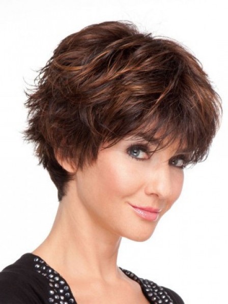 Short Full Lace Straight Human Hair Wig For Women
