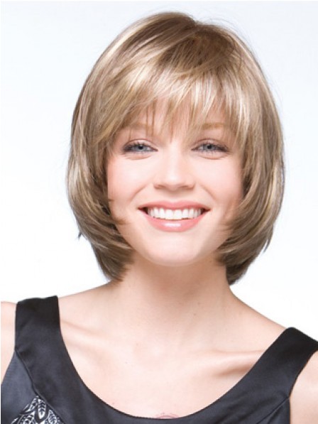 Straight Chin Length Synthetic Hair Wig