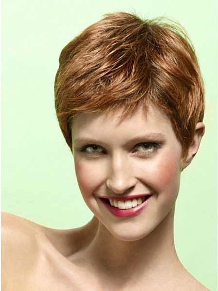 Cpaless Cropped Cut Straight Hair Wig 
