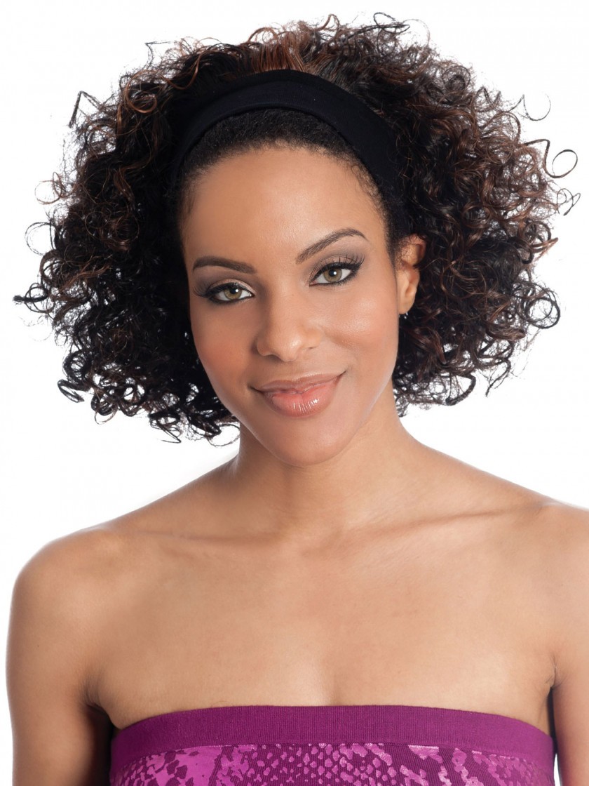 Stylish Curly Synthetic Half Wig