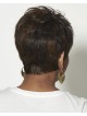 100% Human Hair Pixie Wig With Short Wavy Layers And Flirty Fringe