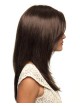 Chic Long Wig With Sleek Straight Layers Of 100% Real Human Hair