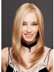 Lace Front Mono Top Blonde Human Hair Straight Wig