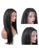 250% Density Lace Front Human Hair Wigs For Women Natural Black Color Full End and Silky Straight Wig