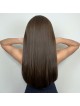 Brown Straight Long Women Wigs with Bangs