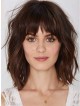 Beautiful Bobs Cut Wig With Bangs Synthetic Hair