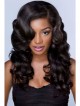 Brazilian human hair curly hair lace front wigs without bangs 