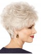 Capless Synthetic White Hair Wig For Ladies