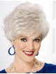 Capless Synthetic White Hair Wig For Ladies