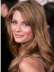 Celebrity Style Light Brown Human Hair Lace Front Hair Wig