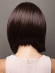 Dark Brown Bob Style Lace Front Monofilament Synthetic Hair Wig