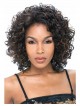 Elegant synthetic curly capless women's hair wig
