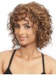 Fashion Chin-Length Afro Curly Capless Wig For Black Women