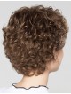 Fashion Natural Curly Short Brown Wig