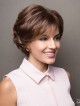 Fashion Synthetic Short Brown Wavy Hair Wig