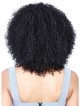 Fluffy big afro with volume black synthetic hair wigs
