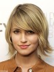 High Quality Remy Human Hair Celebrity Wigs With Bangs