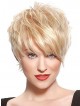 Hot Sale Lace Front Mono Top Synthetic Celebrity Blonde Wigs