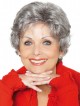 Grey Human Hair Wigs for Old Women