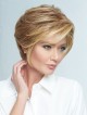 Classic Short Blonde Wigs for White People Super Deal