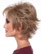 Classic Short Wavy Full Lace Wigs With Bangs