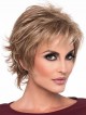 Classic Short Wavy Full Lace Wigs With Bangs