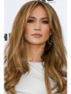 Jennifer Lopez Long Body Wavy Blonde Color Human Hair Wig