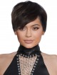 Kylie Jenner Short Black Pixie Cut Synthetic Hair Wig